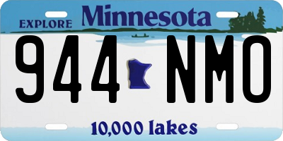 MN license plate 944NMO
