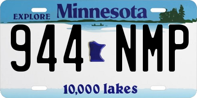 MN license plate 944NMP