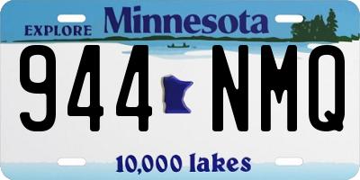 MN license plate 944NMQ