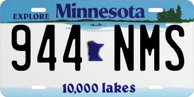 MN license plate 944NMS