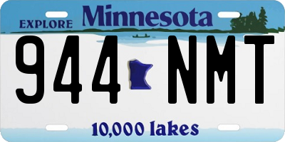 MN license plate 944NMT