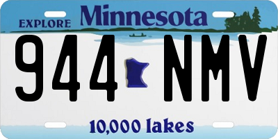 MN license plate 944NMV