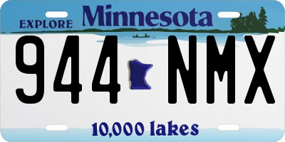 MN license plate 944NMX