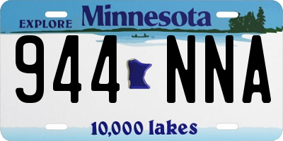 MN license plate 944NNA