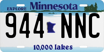 MN license plate 944NNC