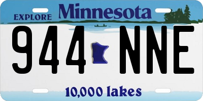 MN license plate 944NNE