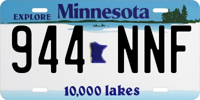 MN license plate 944NNF