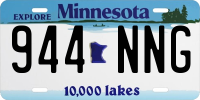 MN license plate 944NNG