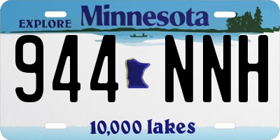 MN license plate 944NNH