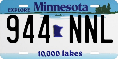 MN license plate 944NNL