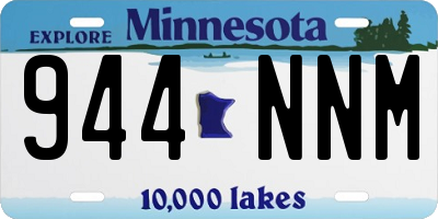 MN license plate 944NNM