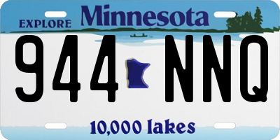 MN license plate 944NNQ