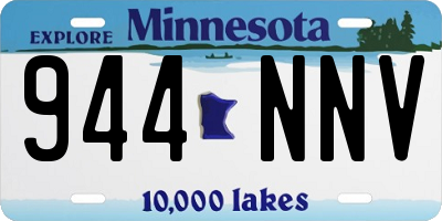 MN license plate 944NNV