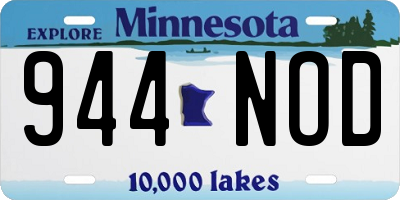 MN license plate 944NOD