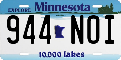 MN license plate 944NOI