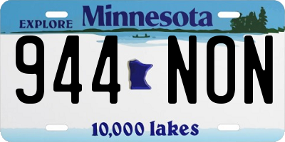 MN license plate 944NON