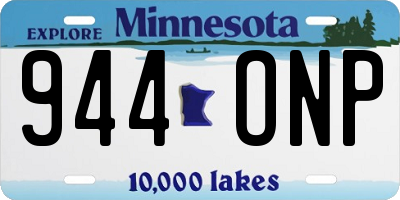 MN license plate 944ONP