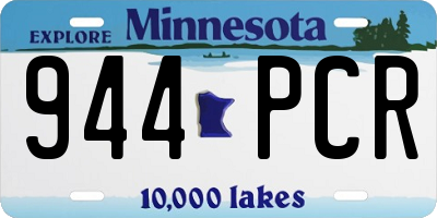 MN license plate 944PCR