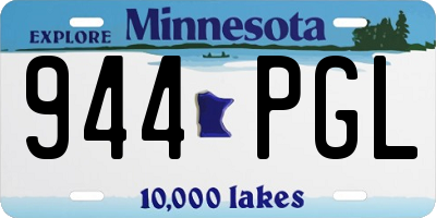 MN license plate 944PGL