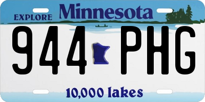 MN license plate 944PHG