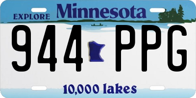 MN license plate 944PPG