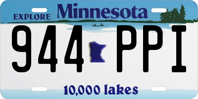 MN license plate 944PPI