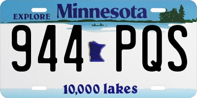 MN license plate 944PQS