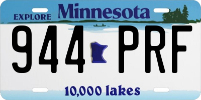 MN license plate 944PRF