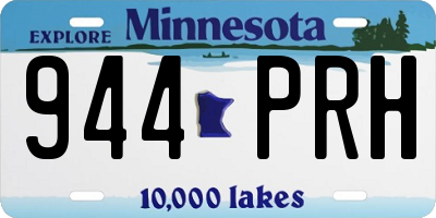 MN license plate 944PRH