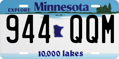 MN license plate 944QQM