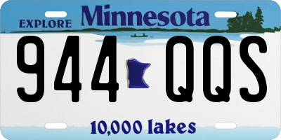 MN license plate 944QQS