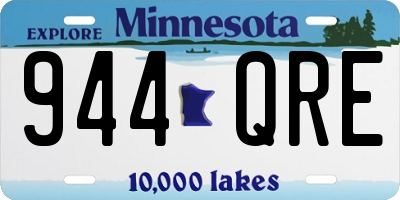 MN license plate 944QRE
