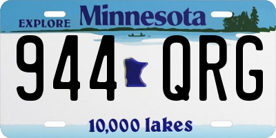 MN license plate 944QRG