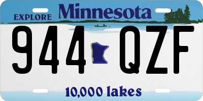 MN license plate 944QZF