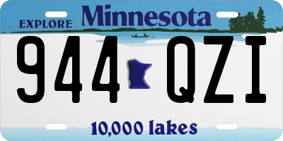 MN license plate 944QZI