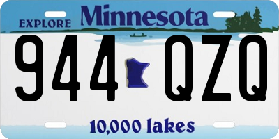 MN license plate 944QZQ
