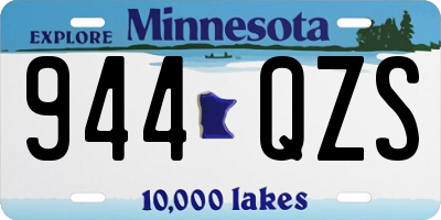 MN license plate 944QZS