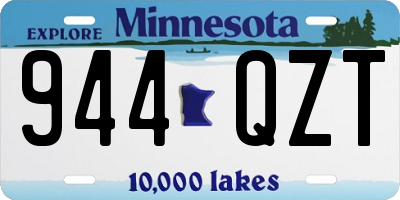MN license plate 944QZT