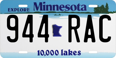 MN license plate 944RAC