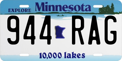 MN license plate 944RAG