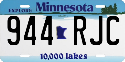 MN license plate 944RJC