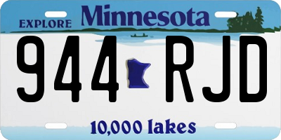 MN license plate 944RJD