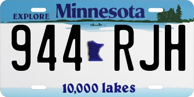 MN license plate 944RJH