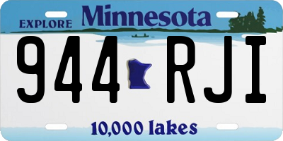 MN license plate 944RJI