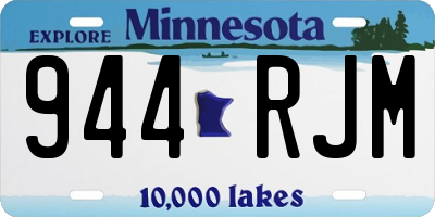 MN license plate 944RJM