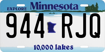 MN license plate 944RJQ