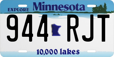 MN license plate 944RJT