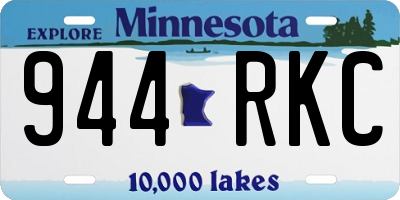 MN license plate 944RKC