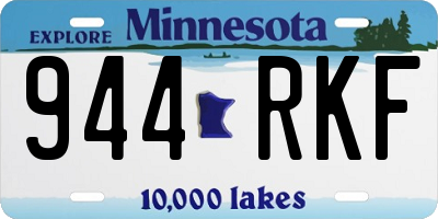 MN license plate 944RKF