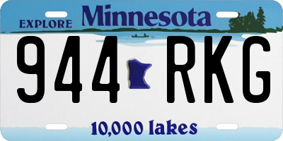 MN license plate 944RKG